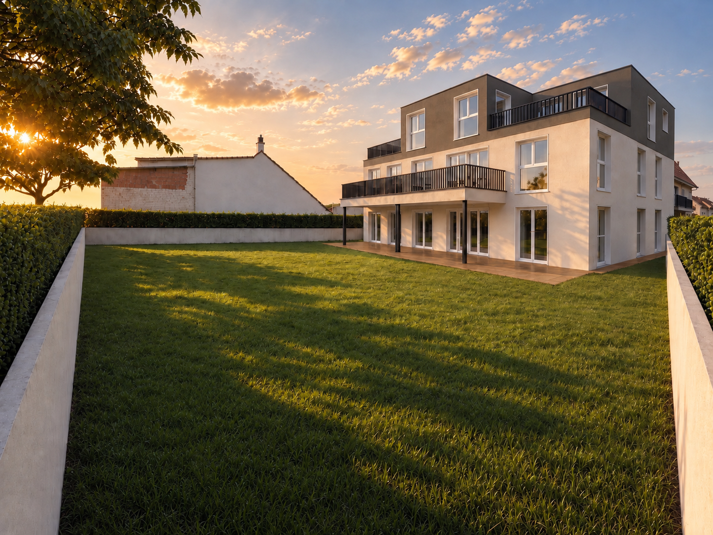 Garten & Terrassen – Neubau Wohnkomplex